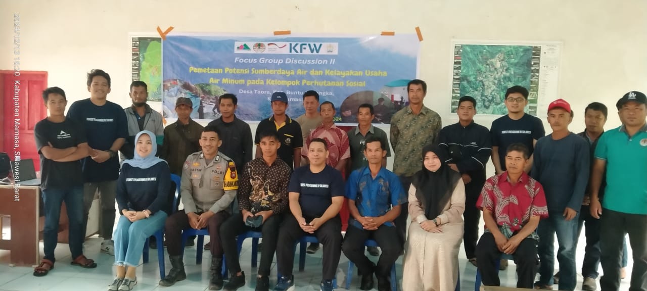 Bhabinkamtibmas Polsek Aralle Polres Mamasa Hadiri Kegiatan Forum Diskusi Perihal Uji Kualitas Air