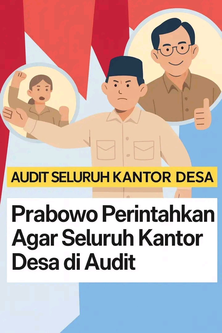 Prabowo Perintahkan Audit Menyeluruh Dana Desa, Usai Ramai Kades Demo ke Purbaya