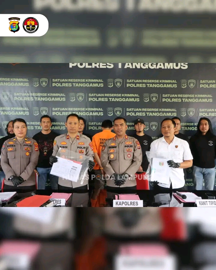 Polres Tanggamus Resmi Menahan FH, Oknum Kepala Pekon Atar Lebar