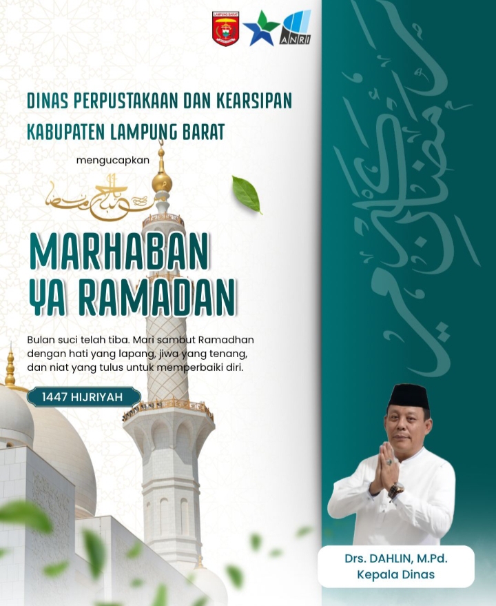 Dinas Perpustakaan Dan Kearsipan Lambar: MARHABAN YA RAMADHAN Tahun 2026