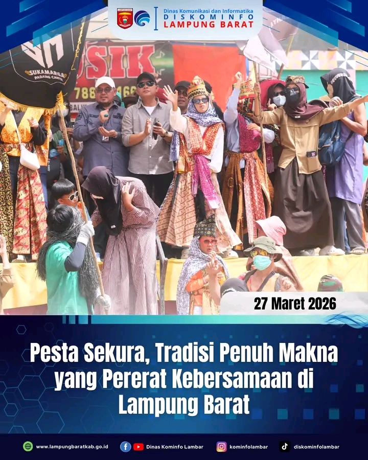 Kelurahan Pasar Liwa, Kecamatan Balik Bukit, Saat Digelarnya Halal Bihala