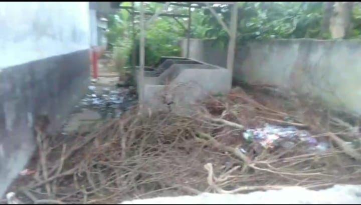 Miriis..!  SDN 1 Muara Baru, Kebun Tebu Kumuh Tak Terawat Diduga Dana BOS. Dikorupsi