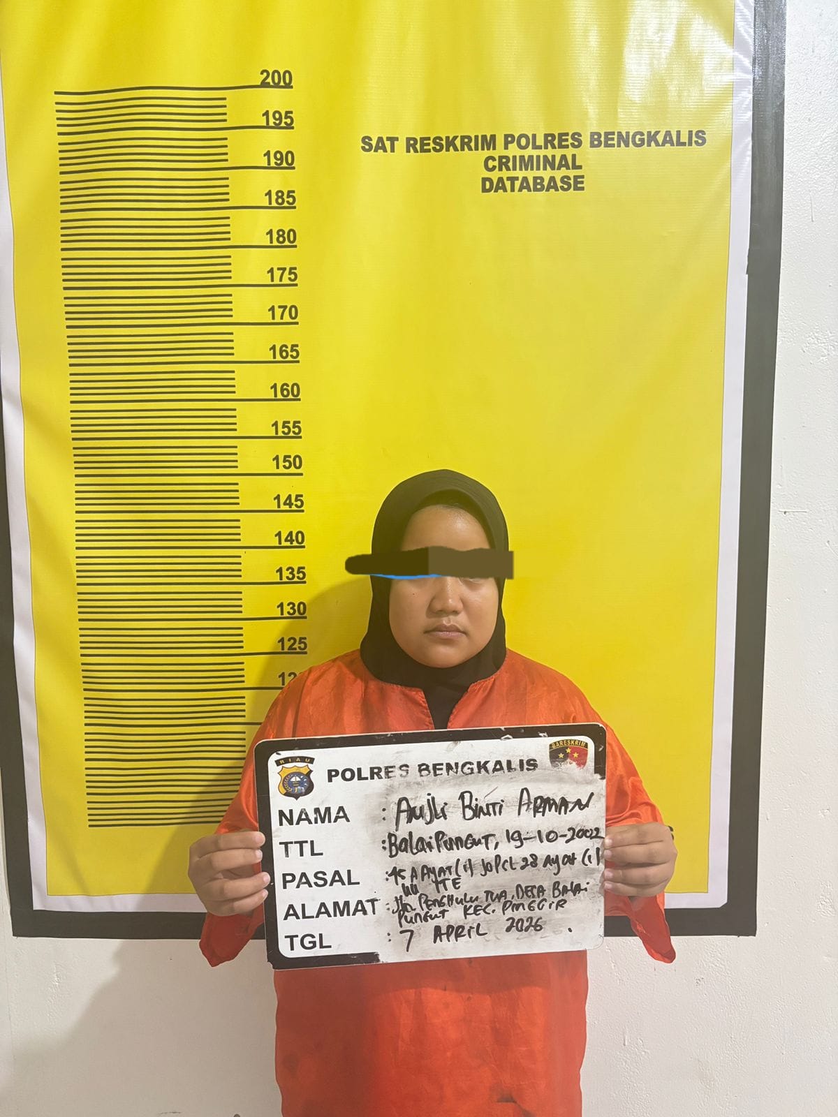 Modus “Orang Pintar”, Wanita di Bengkalis Tipu Korban Rp18 Juta