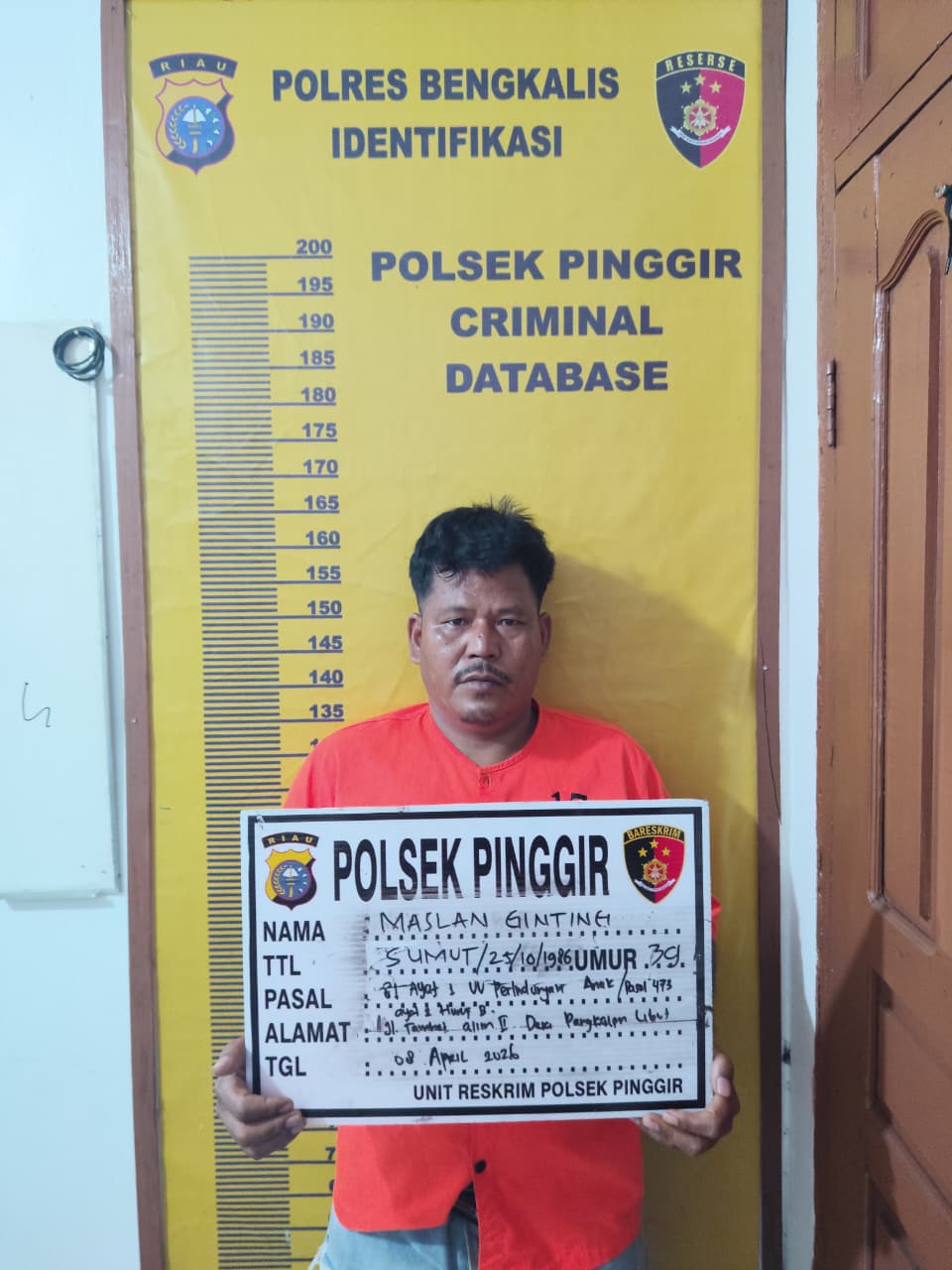 Kasus Asusila Anak Terungkap, Polisi Tangkap Pelaku yang Tak Lain Paman Korban