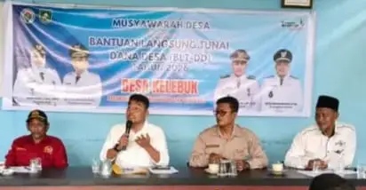 Pemerintah Desa Kelebuk Selenggarakan Musyawarah Desa Khusus Penetapan KPM BLT-DD Tahun 2026