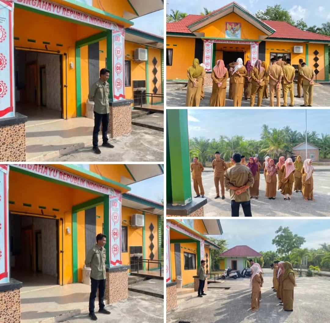 Pemerintah Pambang Pesisir Laksanakan Rutinitas Apel Sebagai Bentuk Menjaga Kedispelinan dan Kekompakan