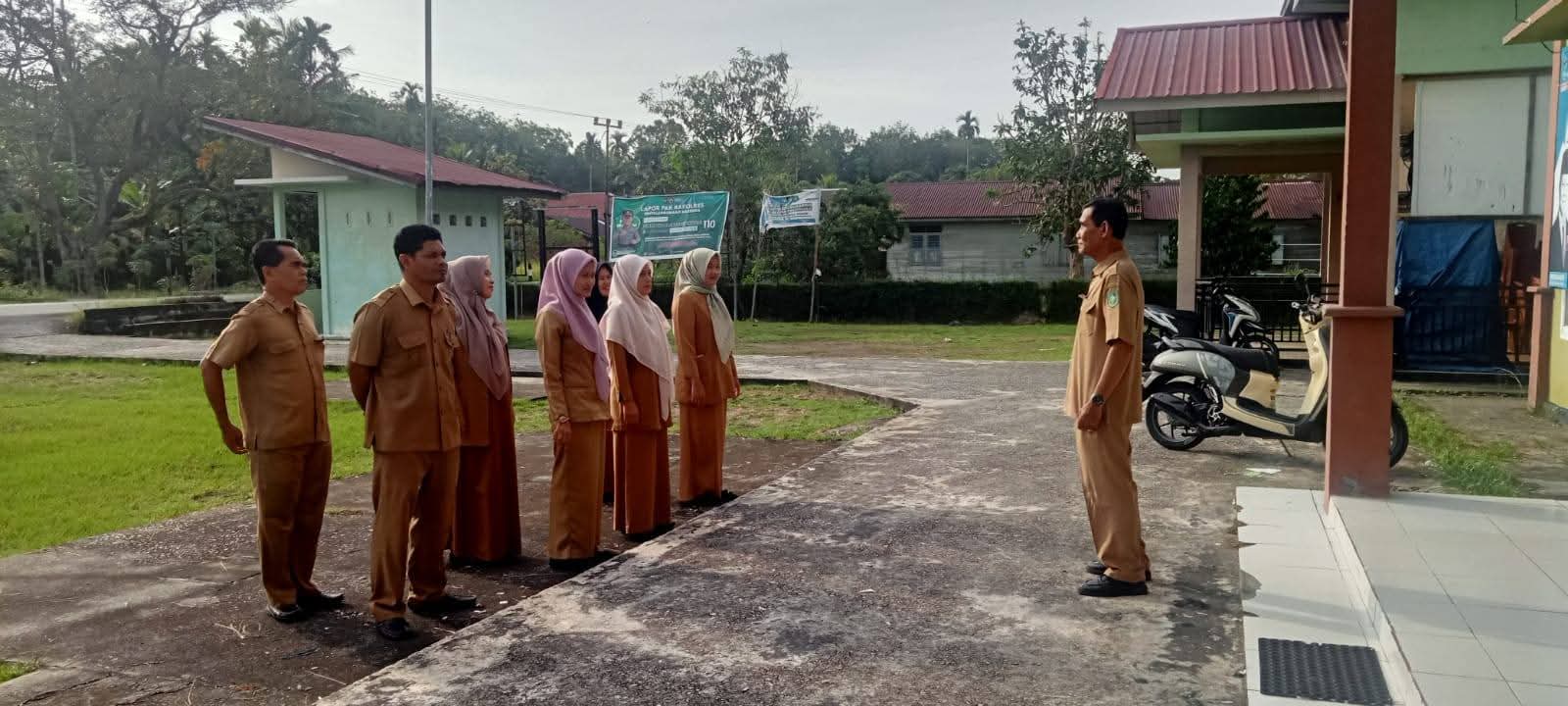 Pimpin Apel Pagi, Kaur Pemerintahan Desa Sebauk Tekankan Komitmen Terus Dipertahankan