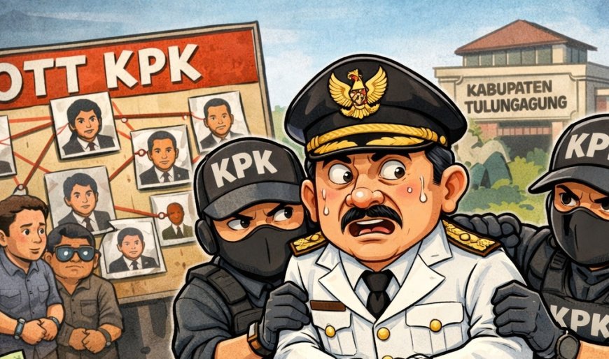 KPK Mnangkap 16 Orang OTT Yang Melibatkan Bupati Tulungagung