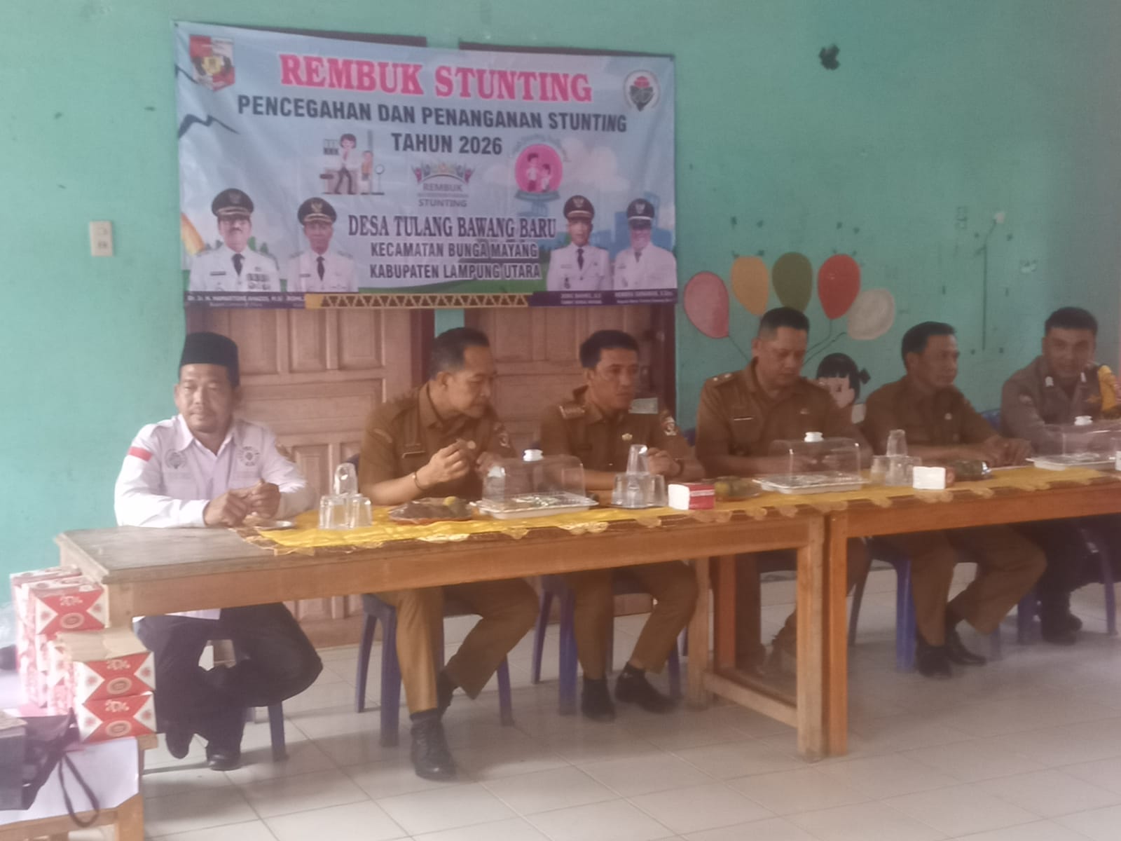REMBUK STUNTING DESA TULANG BAWANG BARU DIGELAR UNTUK CEGAH DAN TANGANI STUNTING