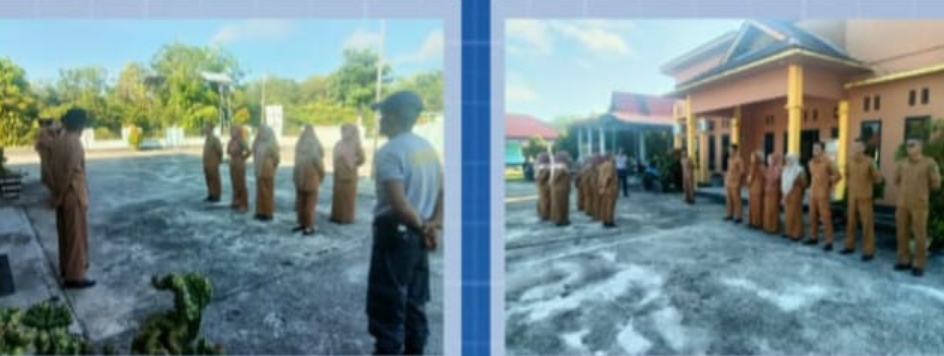 Pemerintah Desa Kelebuk Laksanakan Rutinitas Apel Pagi,Tegaskan Utama Disiplin dalam Bertugas