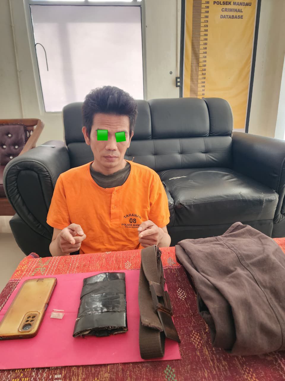 Polsek Mandau Ungkap Kasus Diduga Peny Peny Sabu di Bathin Solapan, Satu Pria Diamankan