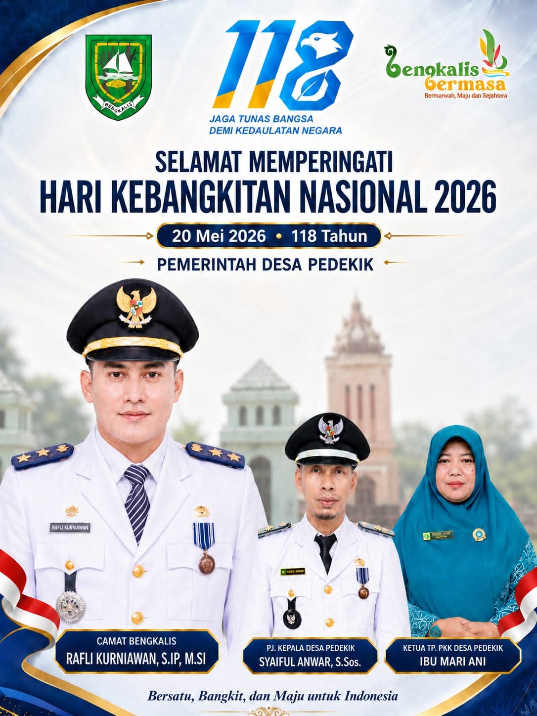 Pejabat Kepala Desa Pambang Baru Ucapkan Selamat Hari Kebangkitan Nasional,Ke 118, 20 Mei 2026