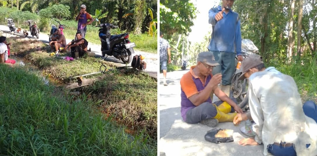 Bentuk Kepedulian Lingkungan Pemerintah Pematang Duku Timur Kompak Gelar Gotong Royong Masal