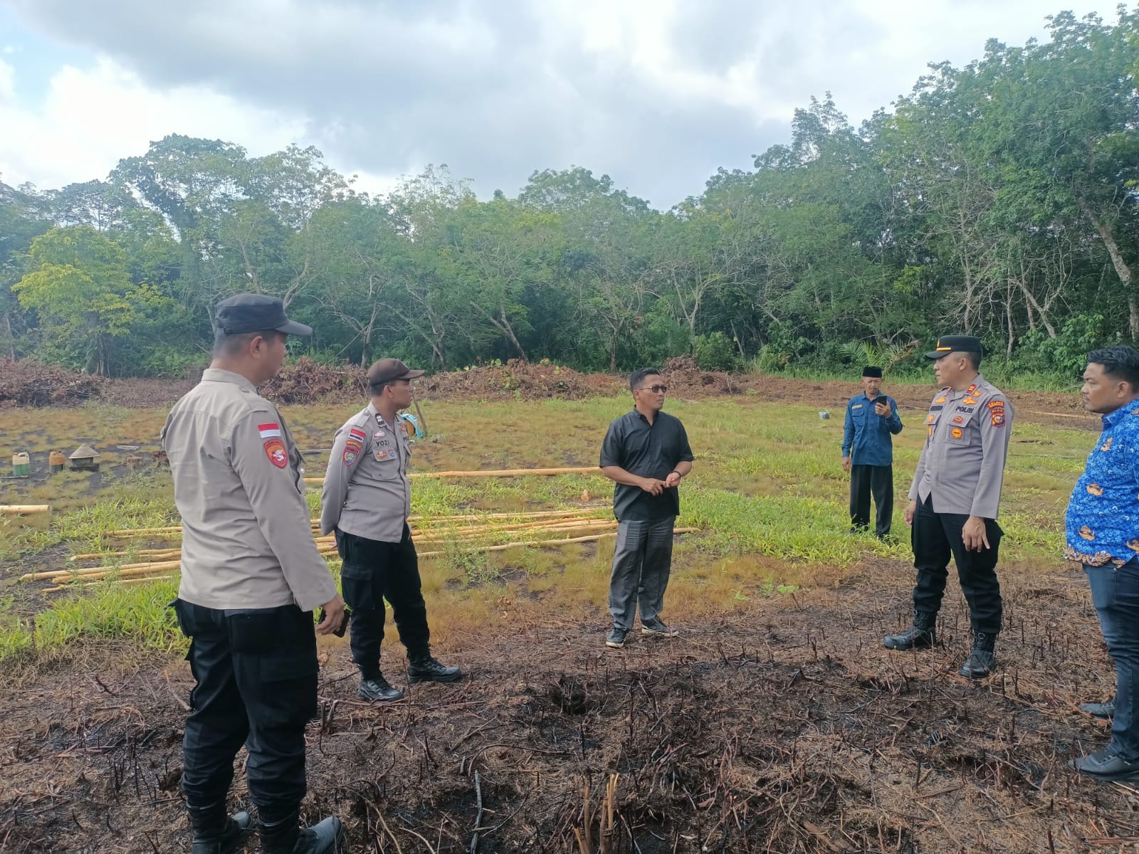 Sinergi Polres Bengkalis dan Desa Kelebuk Wujudkan Ketahanan Pangan Berkelanjutan