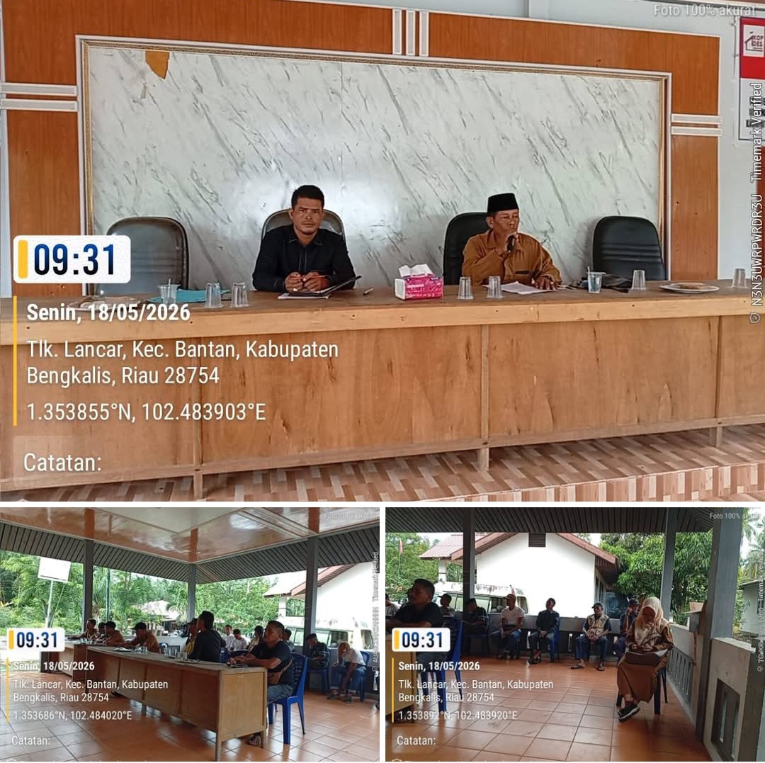 Pemerintah Desa Teluk Lancar Gelar Rapat Koordinasi Terkait Pemakaian Ambulance Desa