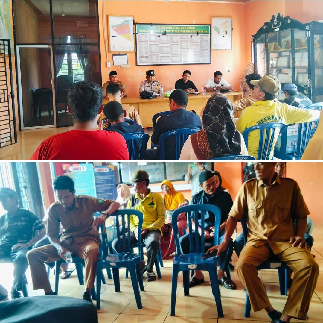 Pemerintah Desa Teluk Lancar Gelar Rapat Pengaktifan Kembali Pos Kamling