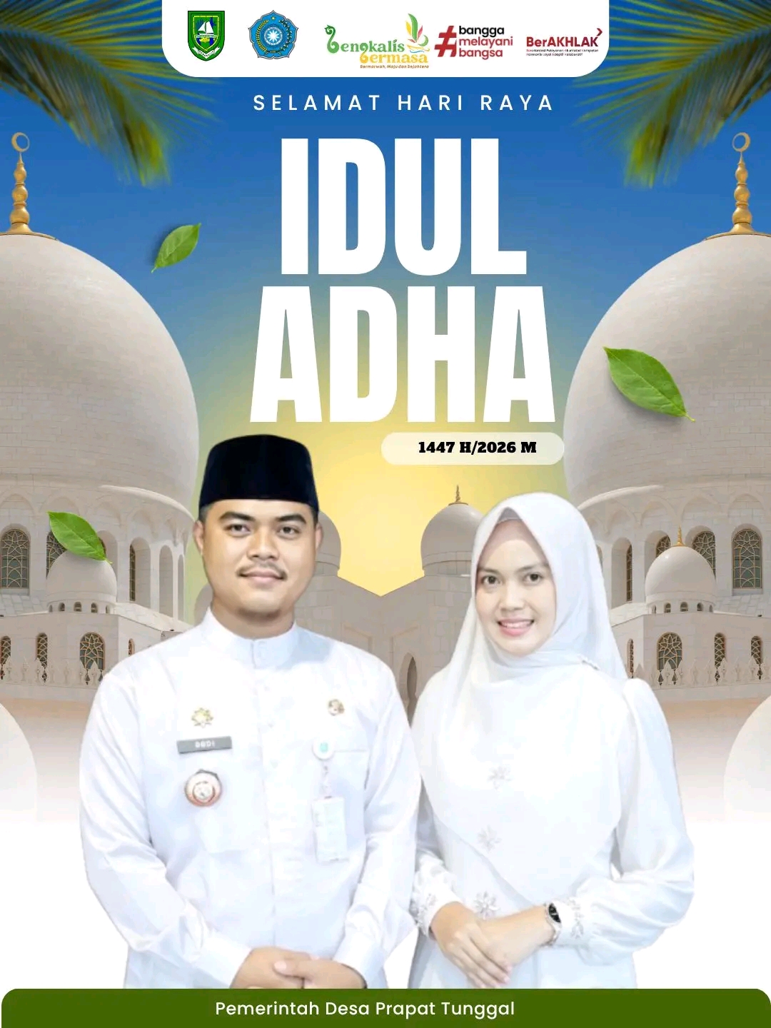 Pemdes Prapat Tunggal Sampaikan Ucapan Selamat Hari Raya Idul Adha 1447 H / 2026 M