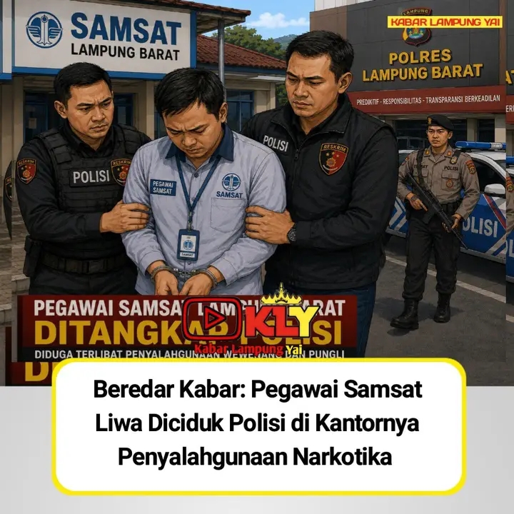 Oknum Pegawai PPPK Bertugas di Samsat Liwa, Lampung Barat, Diciduk Polisi