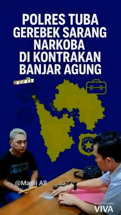 SARANG NARKOBA DI KONTRAKAN DIBEKUK POLRES TUBA 