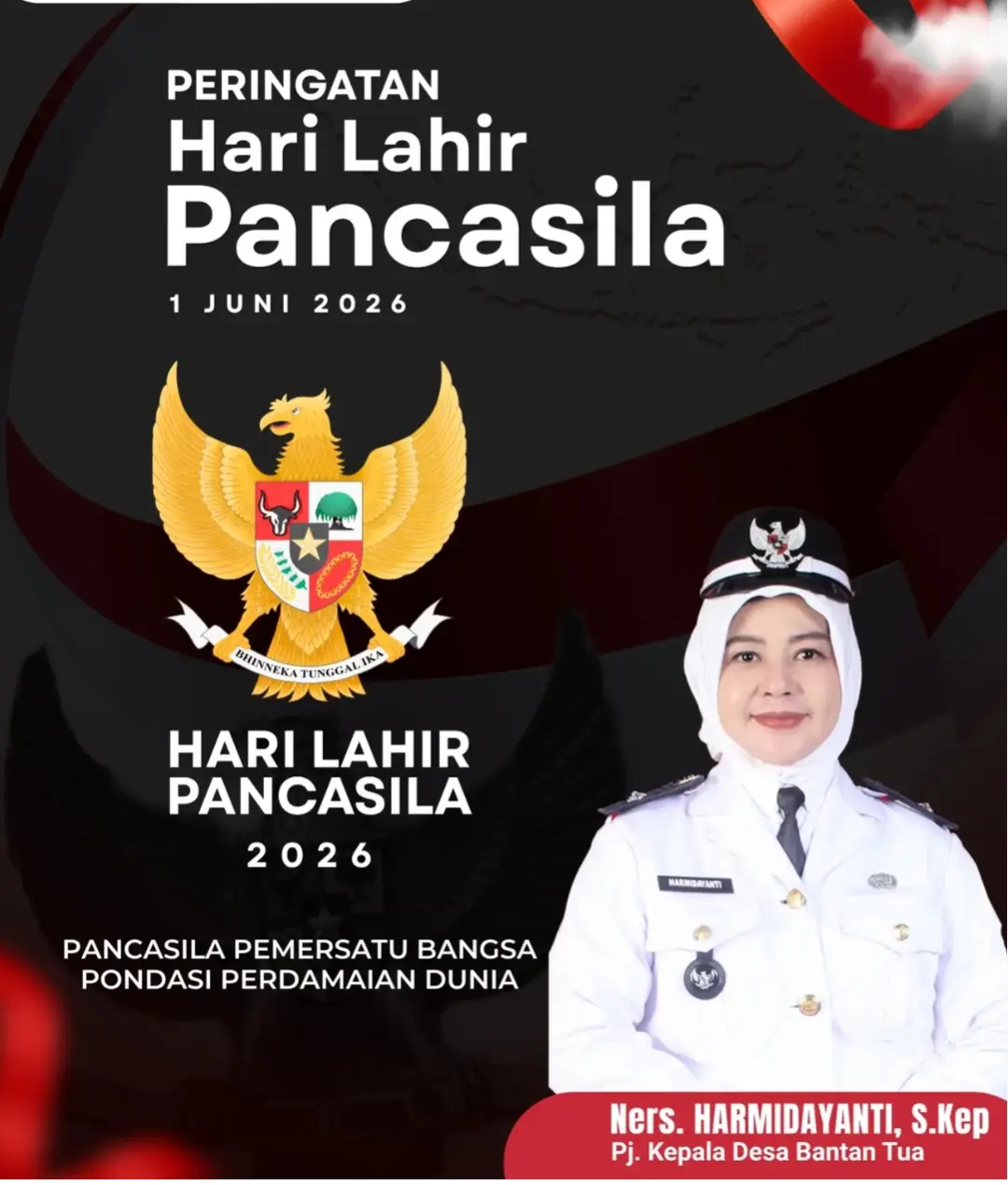 Pemerintah Desa Bantan Tua Ucapkan Pancasila Sebagai Kompas Moral Bangsa Indonesia