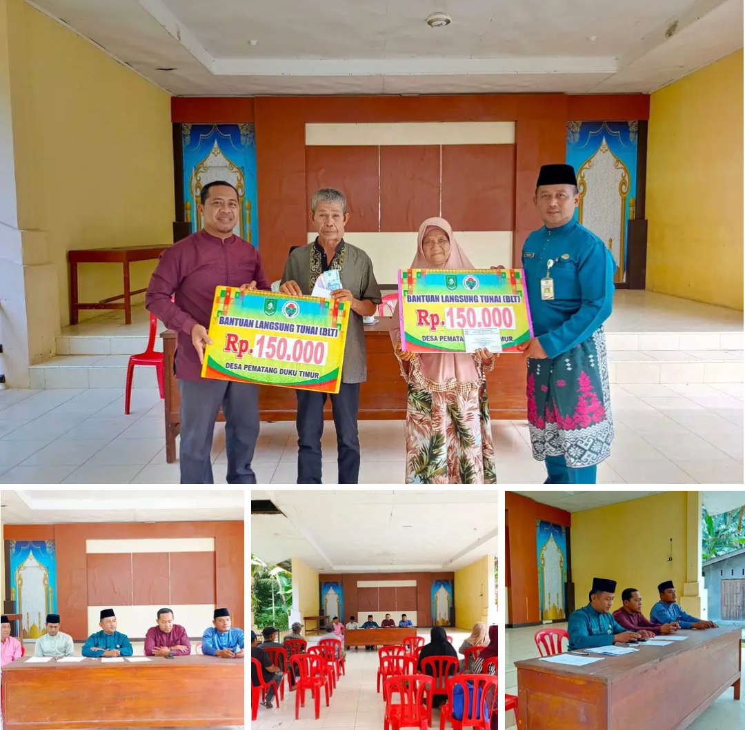 Penyaluran BLT Dana Desa Tahap 1- 2 dan 3 Tahun 2026 di Desa Pematang Duku Timur Berjalan Lancar dan Tepat Sasaran