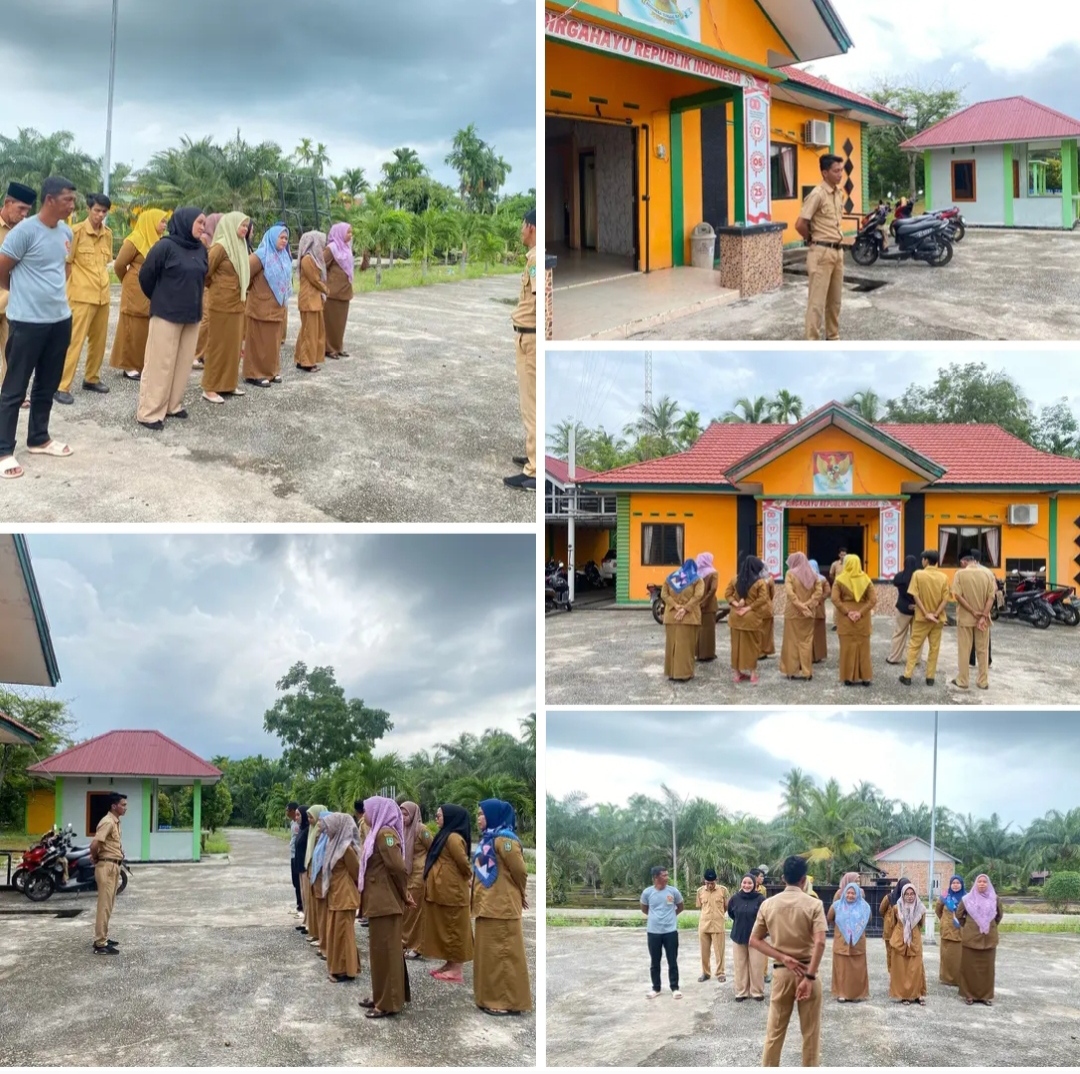 Apel Pagi Selasa, Pemdes Pambang Pesisir Konsisten Jaga Disiplin Aparatur
