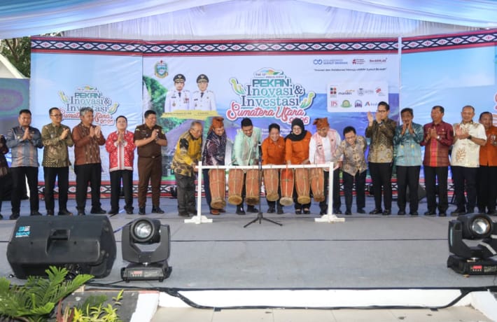 Wali Kota Wesly Hadiri Pembukaan Pekan Inovasi Investasi Sumatera Utara di Parapat