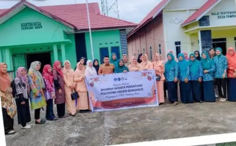 DWP Politeknik Negeri Bengkalis Gelar Kegiatan Bulanan di Desa Pambang Baru, Perkuat Silaturahmi & Peran Perempuan