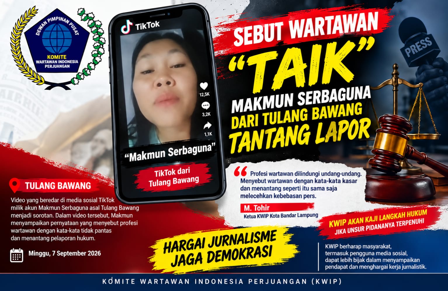 SEBUT WARTAWAN 